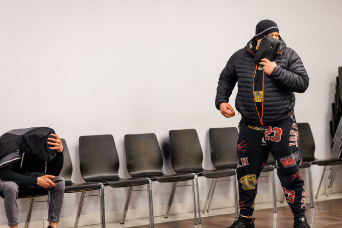 15min nuotr./Kaltinamieji teisme