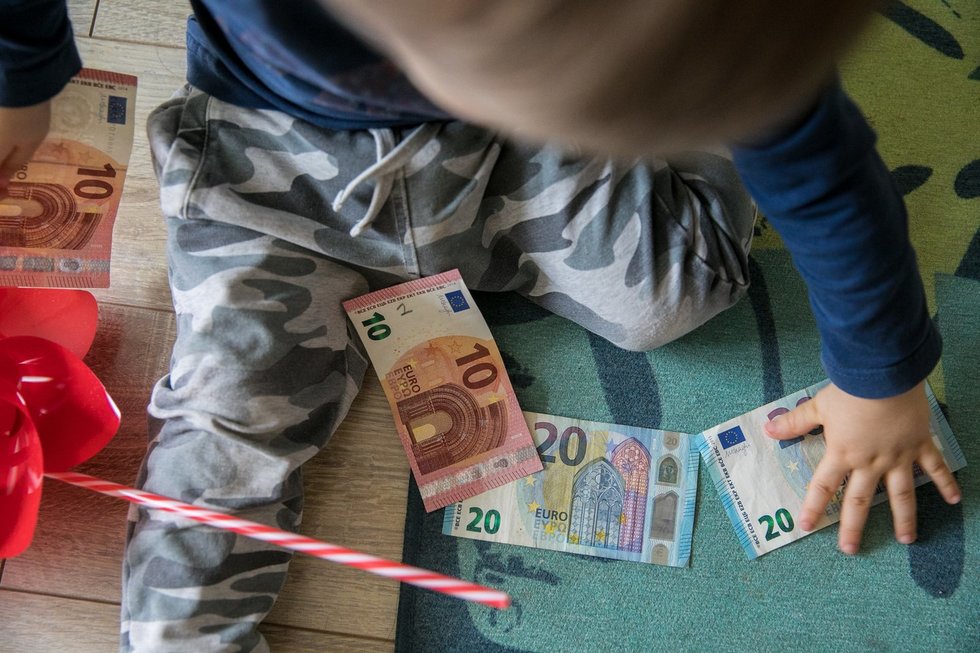 Vaiko pinigai BNS Foto