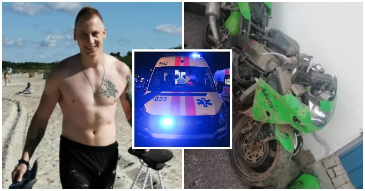 Į stulpą su motociklu atsitrenkęs Karolis negalėjo suvokti, ką mato: „Kur mano koja?“