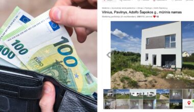 Vienas namas – du skirtingi skelbimai, už kurių slypi nemažos skolos