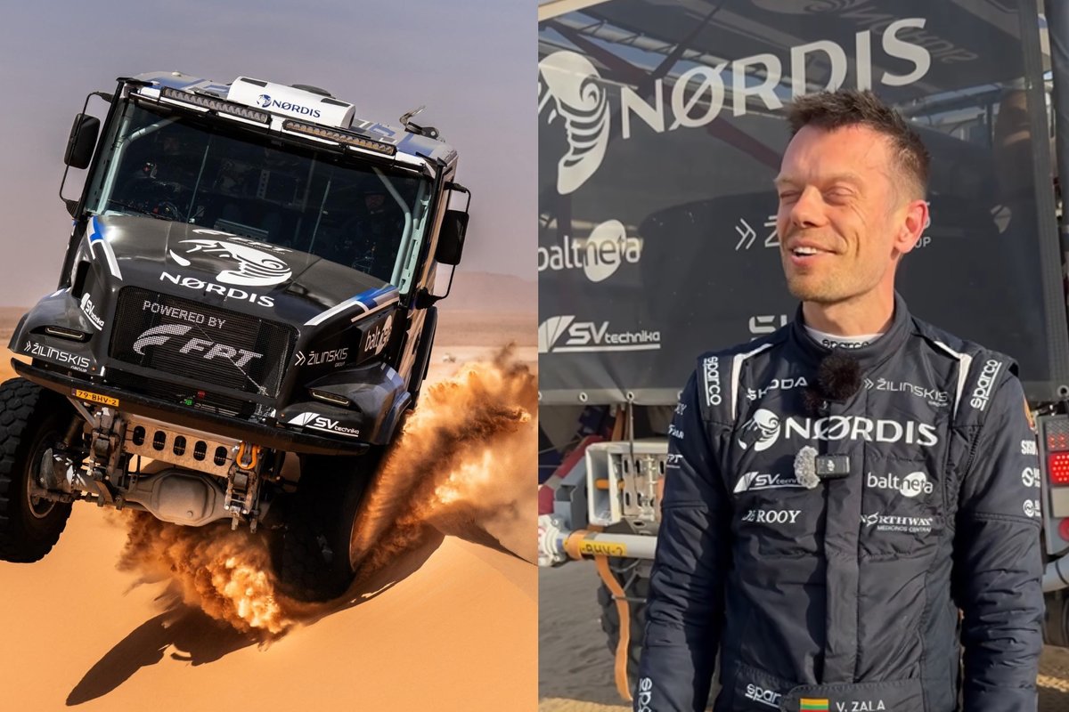 Lyderiui į nugarą kvėpavęs Vaidotas Žala – antras Dakaro ralio etapo finiše