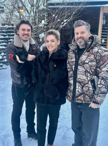 Tadas ir Liucina Rimgailos apsilankė laidoje „Gyvūnų pasaulis“ (nuotr. Organizatorių)