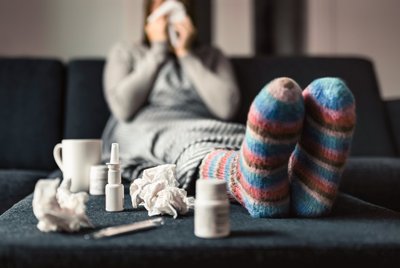 Viršutinių kvėpavimo takų infekcija. 