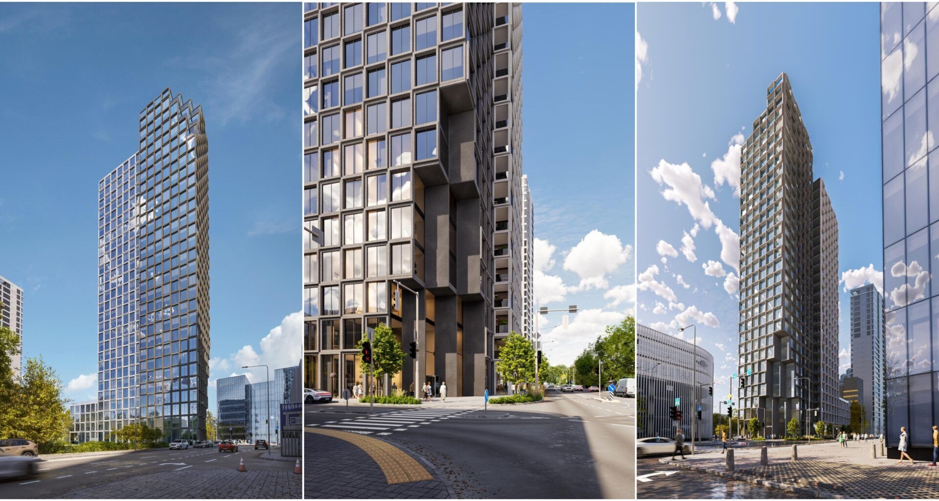 Pakartotinai svarstomas dangoraižio Lvivo gatvėje projektas: be restorano, bet su antena