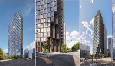 Pakartotinai svarstomas dangoraižio Lvivo gatvėje projektas: be restorano, bet su antena