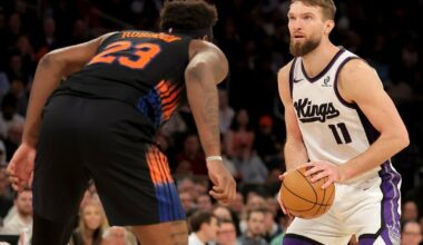 Tragiškas pataikymas ir subyrėję ketvirtajame kėlinyje: beveik trigubo dublio Sabonio pasirodymo „Kings“ neužteko