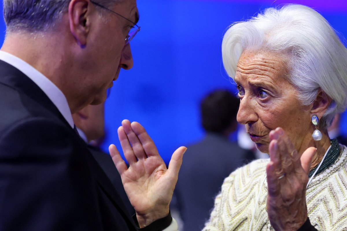 Davose – įtampa: ECB pirmininkė staiga išėjo iš VIP renginio - Delfi