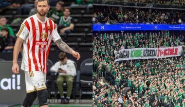 Prieš mūšį Kaune – „Žalgirio“ sirgalių žinutė Motiejūnui