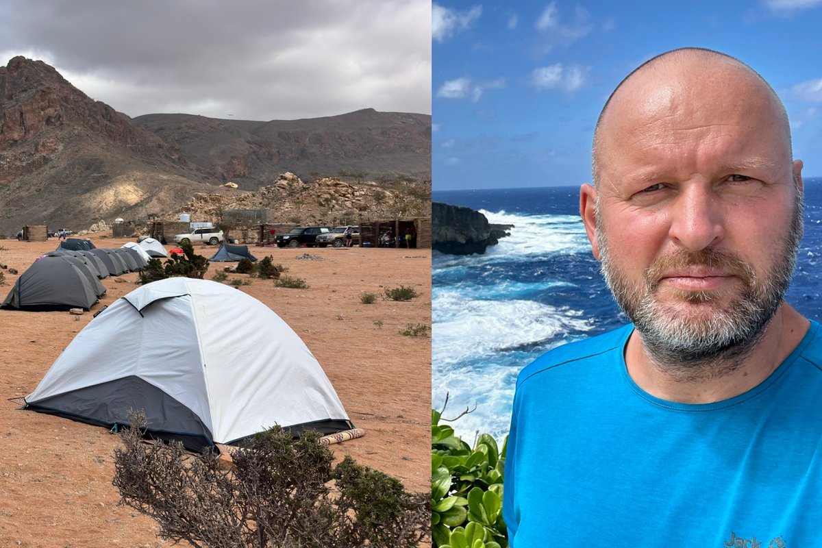 Danas Pankevičius su lietuvių grupe įstrigo Sokotros saloje