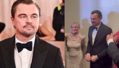 Mama besididžiuojantis Leonardo DiCaprio priverstas pasijusti nepatogiai: vaizdo įrašas