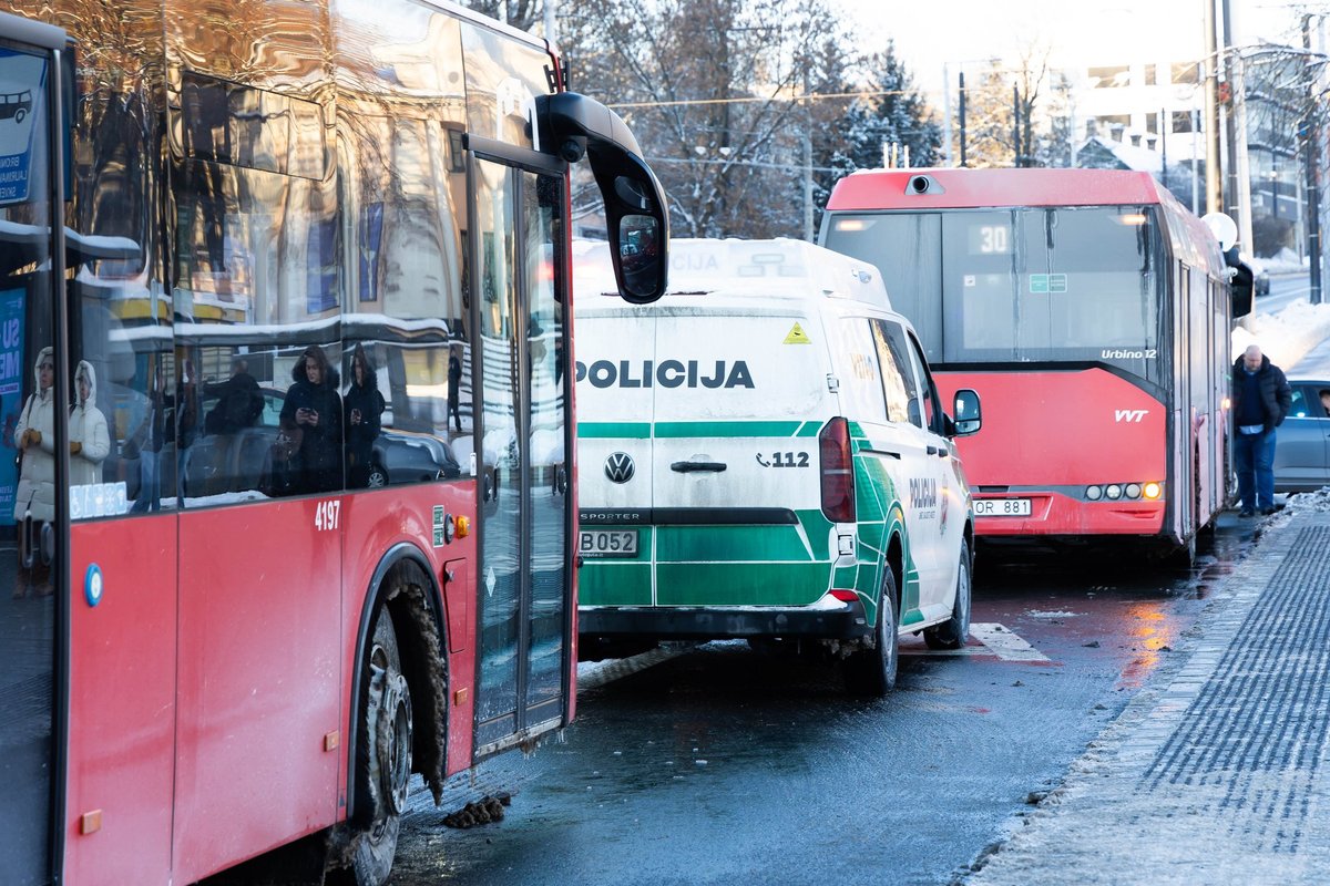 Vilniuje autobusas partrenkė 12-metę mergaitę