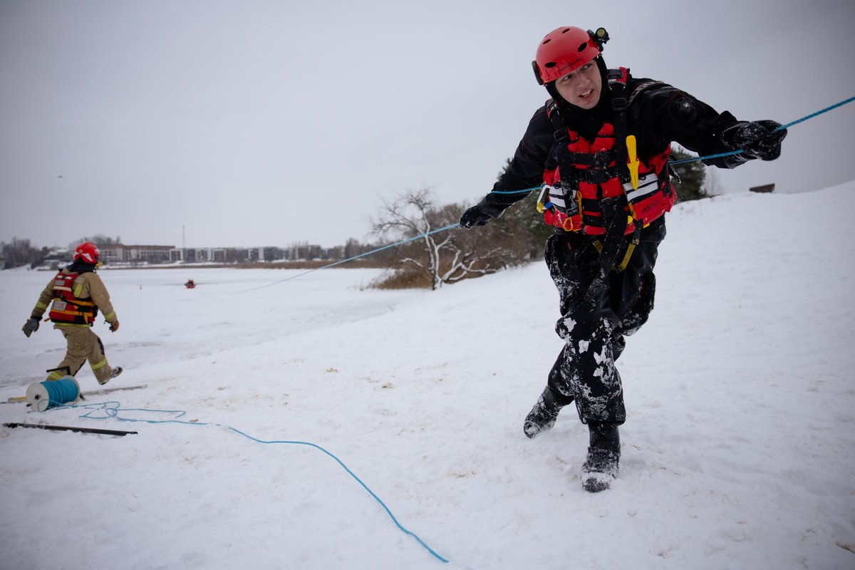 Gelbėtojai: elgesys ant ledo varo į neviltį