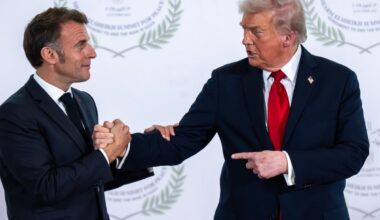 Macrono žinutę Trumpas paviešino ne šiaip sau
