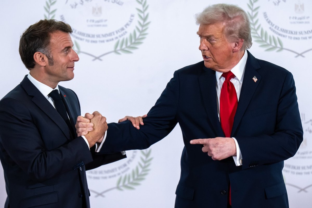 Macrono žinutę Trumpas paviešino ne šiaip sau