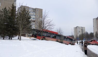 Po autobuso avarijos iškart sureagavo vilniečiai: ši vieta – ypač pavojinga
