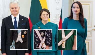 Atsakė, kodėl Ruginienė taip pat segėjo ordiną su juosta: toks atvejis – itin retas