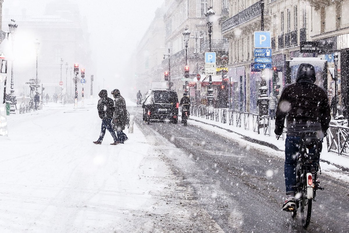 JK ir Prancūzijoje prognozuojama smarki žiemos audra