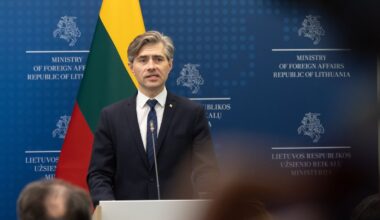 Budrys: Lietuva solidarizuojasi su protestuotojančiais iraniečiais