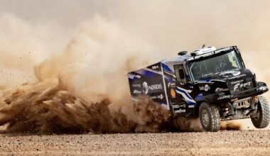 Dakaro ralio antras etapas: Žala šovė į priekį, Baciuška atsilieka