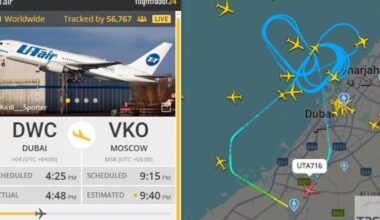 Rusijos lėktuvas suko ratus virš Dubajaus: susidūrė su avarine situacija