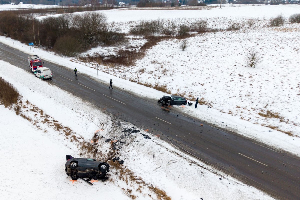 Didelė avarija Kaišiadorių rajone – žuvo du vaikai