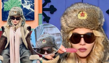 Sovietine simbolika pažymėtą kepurę užsidėjusi Madonna sulaukė nusivylimo bangos