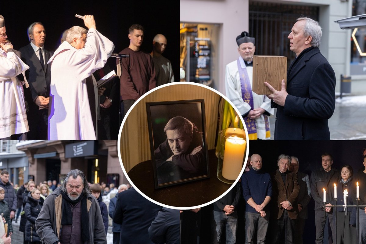 Kaune – atsisveikinimas aktoriumi Ričardu Vitkaičiu