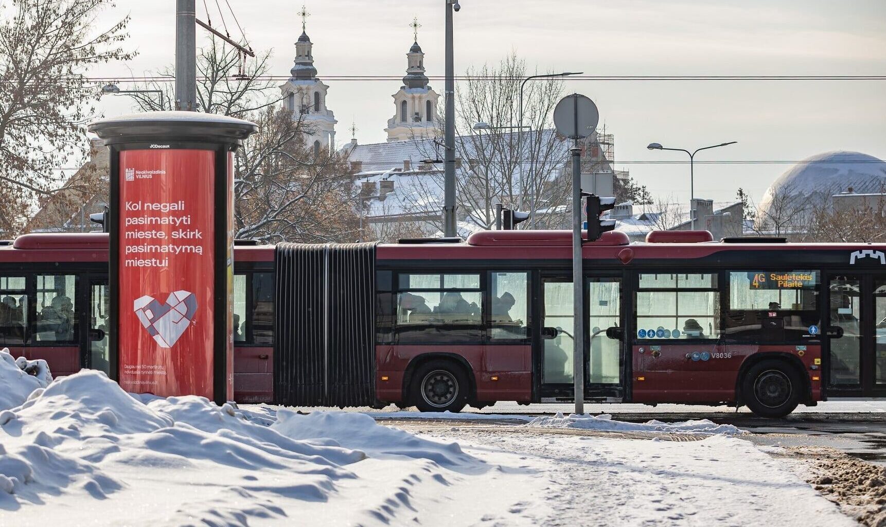 Šiandien Vilniuje startuoja naujas autobuso maršrutas