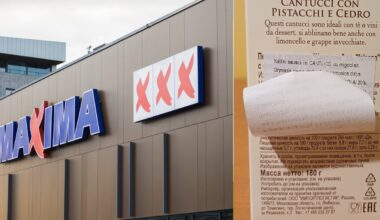 Nustebino rusiškas radinys ant sausainių „Maximoje“