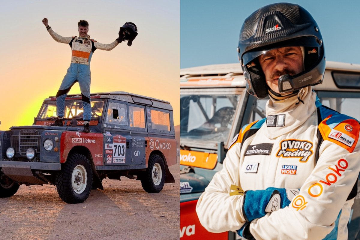 Antras etape finišavęs Karolis Raišys lekia Dakaro podiumo link