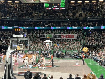 „Žalgirio“ sirgalių žinutė Donatui Motiejūnui