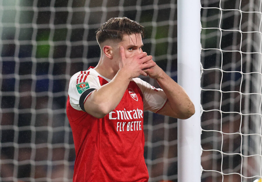 „Arsenal“ dėjo pirmą žingsnį link Lygos taurės finalo