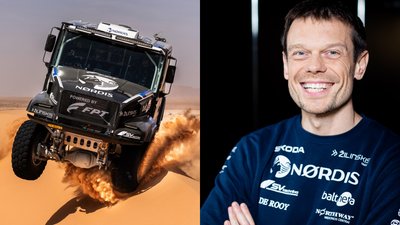 Naujasis sunkvežimis, kuriuo Vaidotas Žala dalyvaus Dakaro ralyje 2026