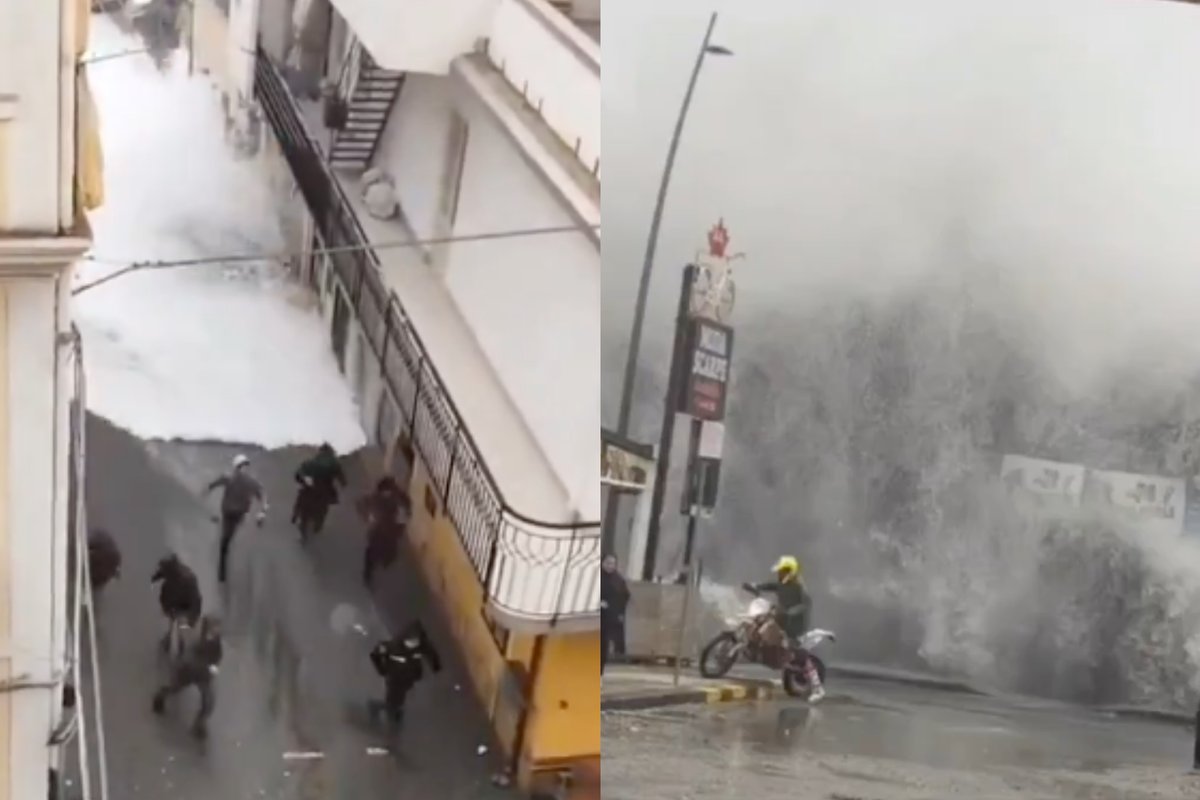 Pietų Italija nusiaubta, susiformavo vandens siena