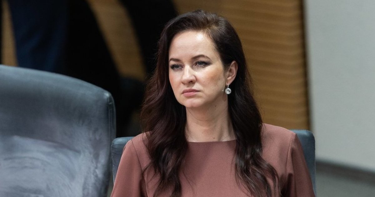 Ruginienė paaiškino, kodėl per mišias ji neatsistojo ir liko sėdėti