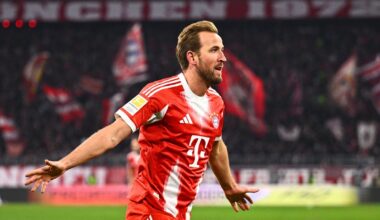 Vokietijoje – aštuoni „Bayern“ įvarčiai ir įspūdingas Kane’o smūgis