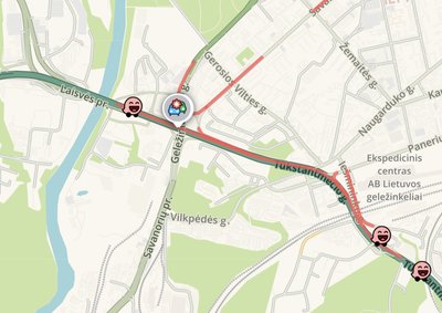 Eismo grūstis Tūkstantmečio gatvėje