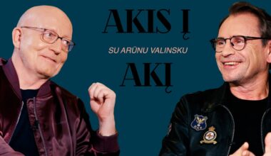 Akis į akį su Arūnu Valinsku. Svečiuose – Marijonas Mikutavičius