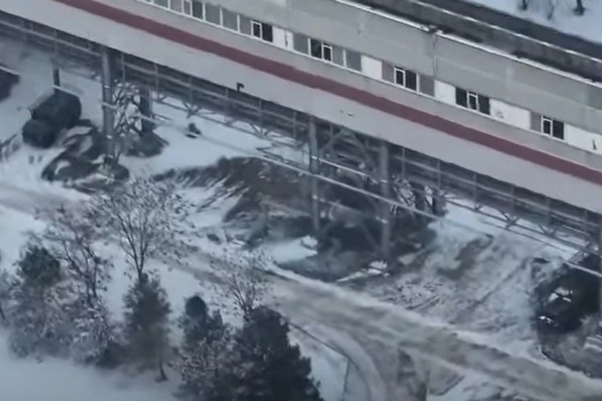 Prie Zaporižios AE reaktorių – rusų karinė technika