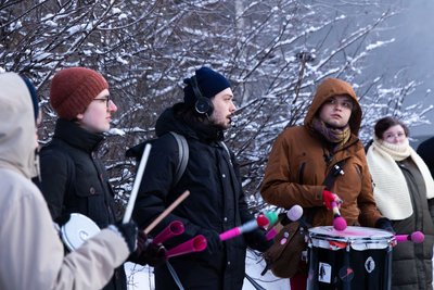 Protestas prieš JAV užsienio politiką ir vyriausybės grasinimus okupuoti Grenlandiją
