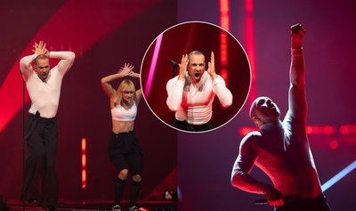 Grupės "The Roop" pasirodymas "Eurovizijos" pusfinalyje