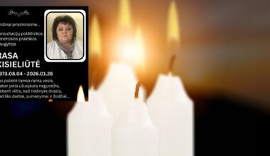 Netektis: mirė Panevėžio ligoninės ilgametė slaugytoja