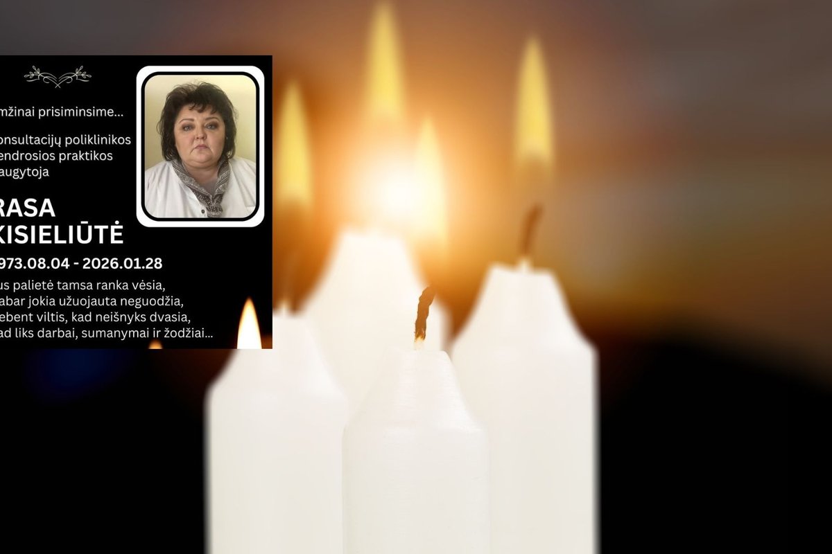 Netektis: mirė Panevėžio ligoninės ilgametė slaugytoja