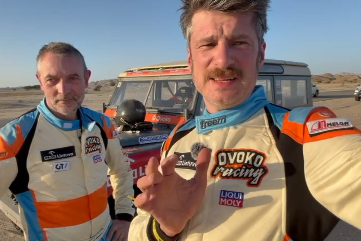 Pirmieji Karolio Raišio kilometrai Dakare