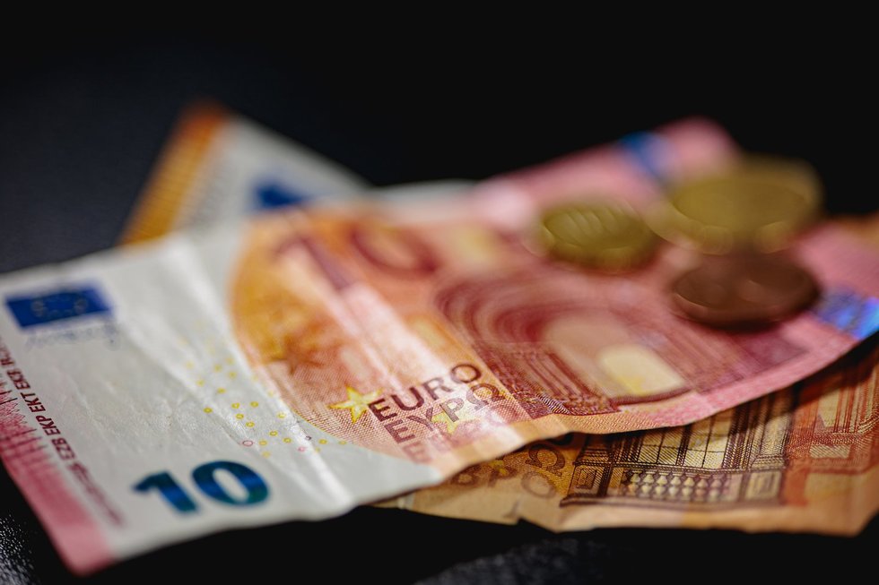 Pinigų iliustracija. ELTA / Josvydas Elinskas