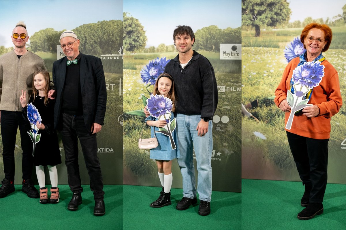 Filmo „Arklio Dominyko kelionė į žvaigždes“ premjeroje – ir žinomi svečiai: stebėjo istoriją apie meilę ir vienybę