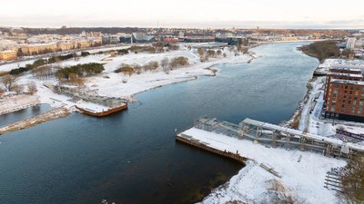 Statomas tiltas tarp Nemuno salos ir Žemosios Fredos