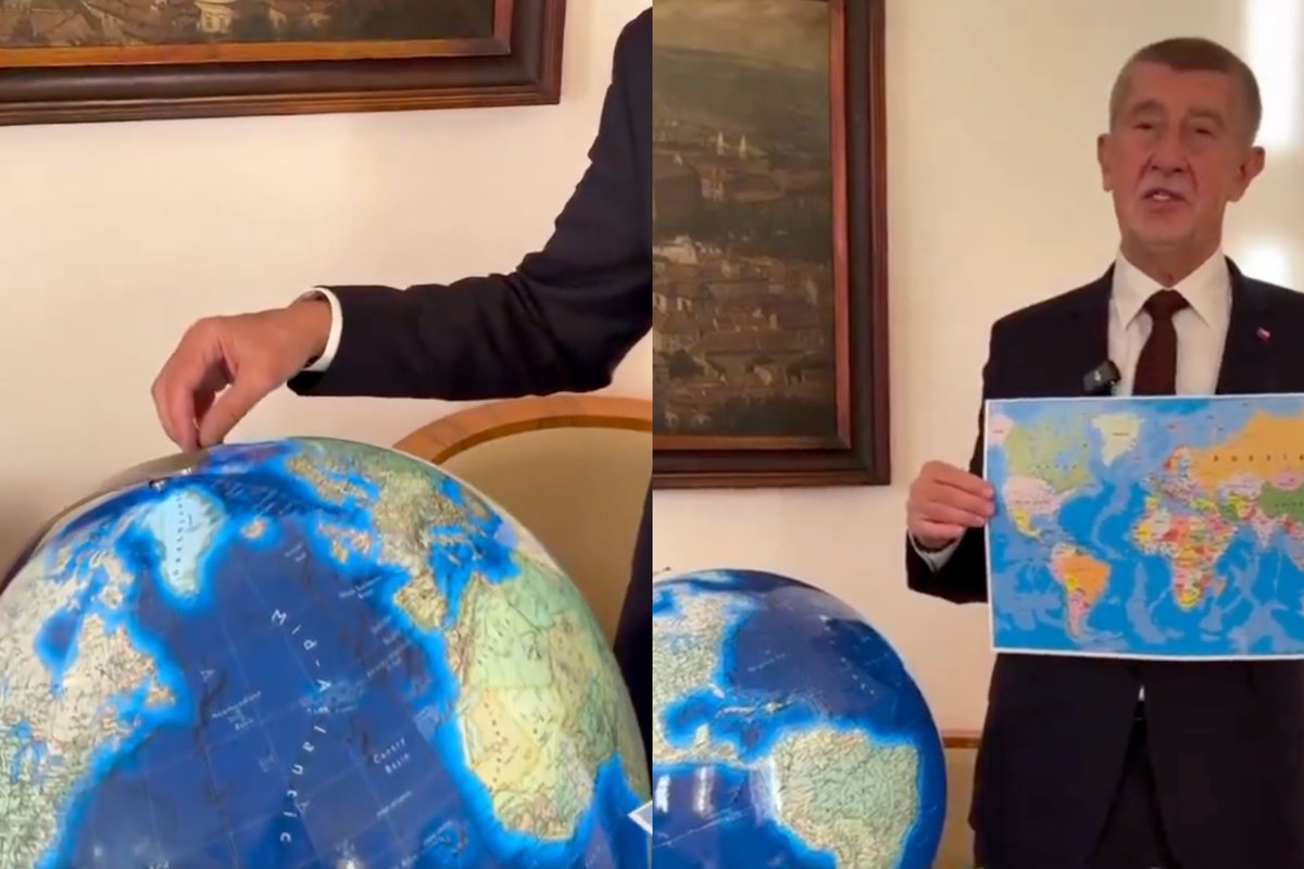 Išjuoktas Čekijos premjeras, nusipirkęs gaublį, kad rastų Grenlandiją