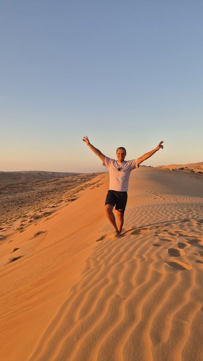 Giedrė ir Žilvinas Luniai keliavo Omane