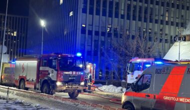 Daugiabutyje Vilniuje liepsnojo skydinė - Delfi